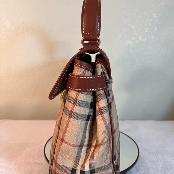 BURBERRYS VINTAGE HAYMARKET HANDBAG - Picture 3 of 8